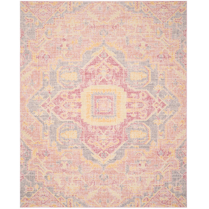 SAFAVIEH Windsor Collection WDS329A Fuchsia / Blue Rug Image 1