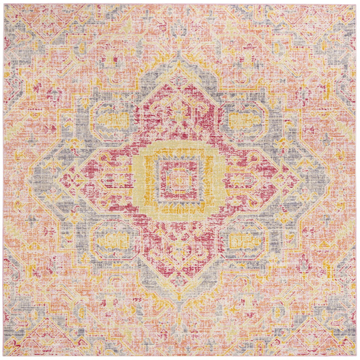 SAFAVIEH Windsor Collection WDS329A Fuchsia / Blue Rug Image 5