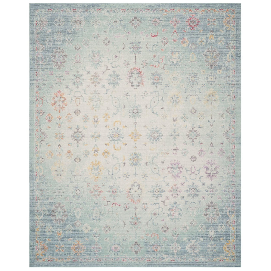 SAFAVIEH Windsor Collection WDS331J Seafoam / Blue Rug Image 1