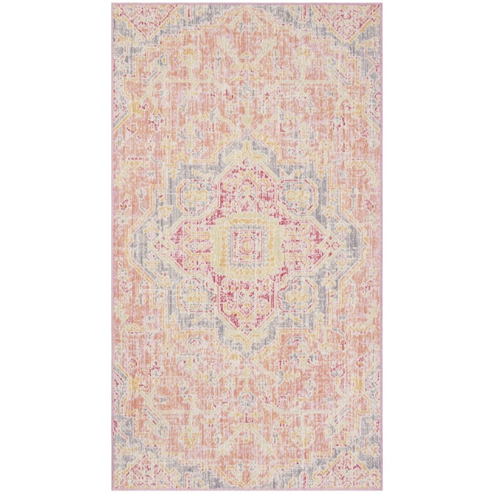 SAFAVIEH Windsor Collection WDS329A Fuchsia / Blue Rug Image 7