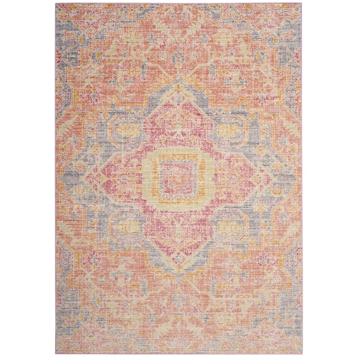 SAFAVIEH Windsor Collection WDS329A Fuchsia / Blue Rug Image 8