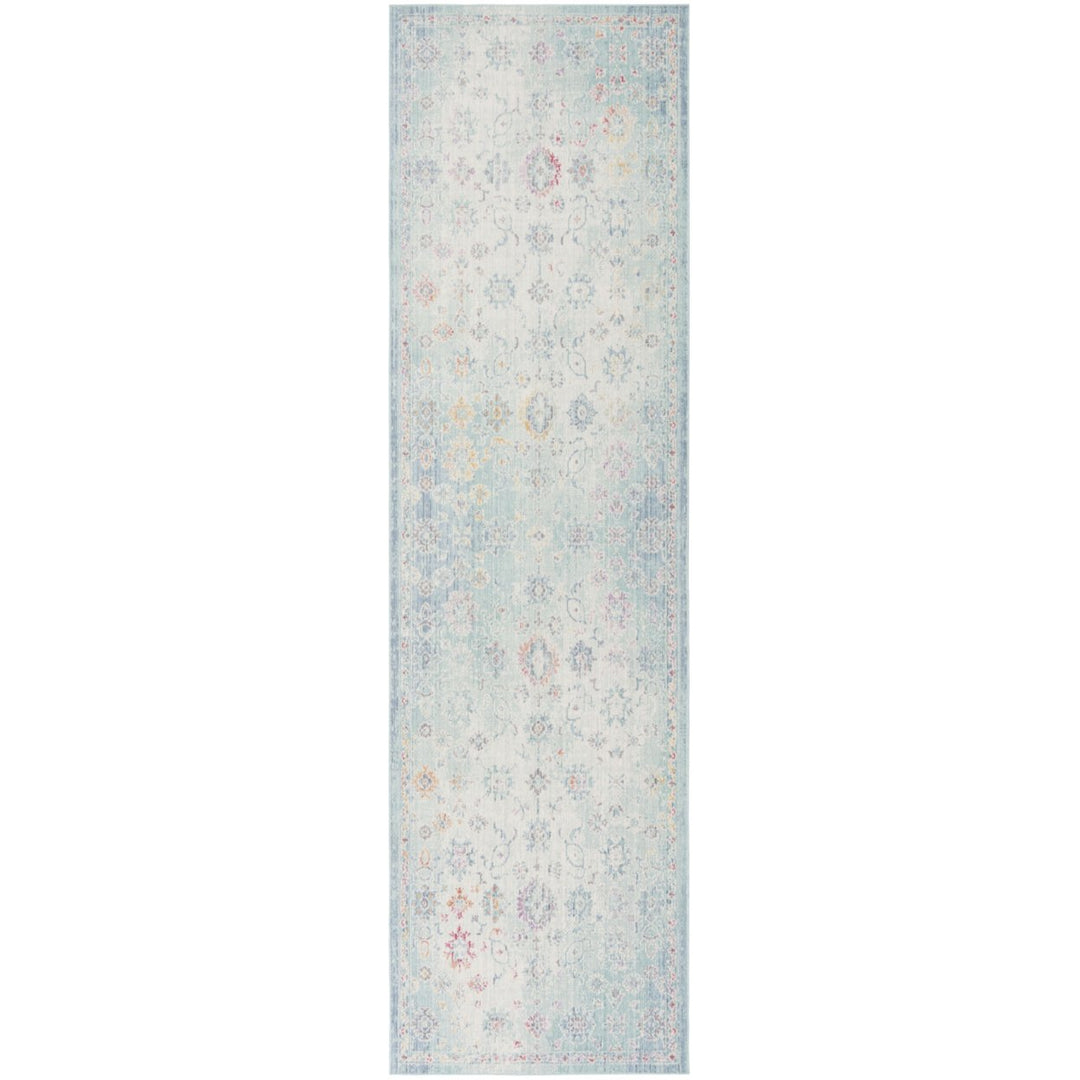 SAFAVIEH Windsor Collection WDS331J Seafoam / Blue Rug Image 5