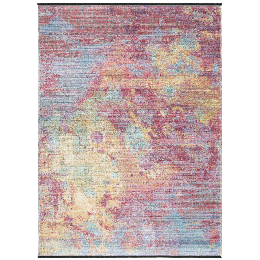 SAFAVIEH Windsor Collection WDS351R Fuchsia/Turquoise Rug Image 1