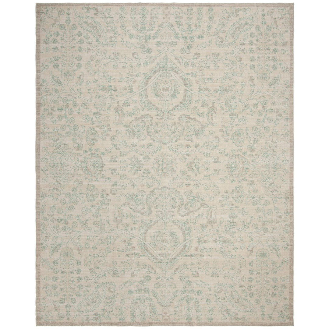 SAFAVIEH Windsor Collection WDS355A Cream / Aqua Rug Image 1