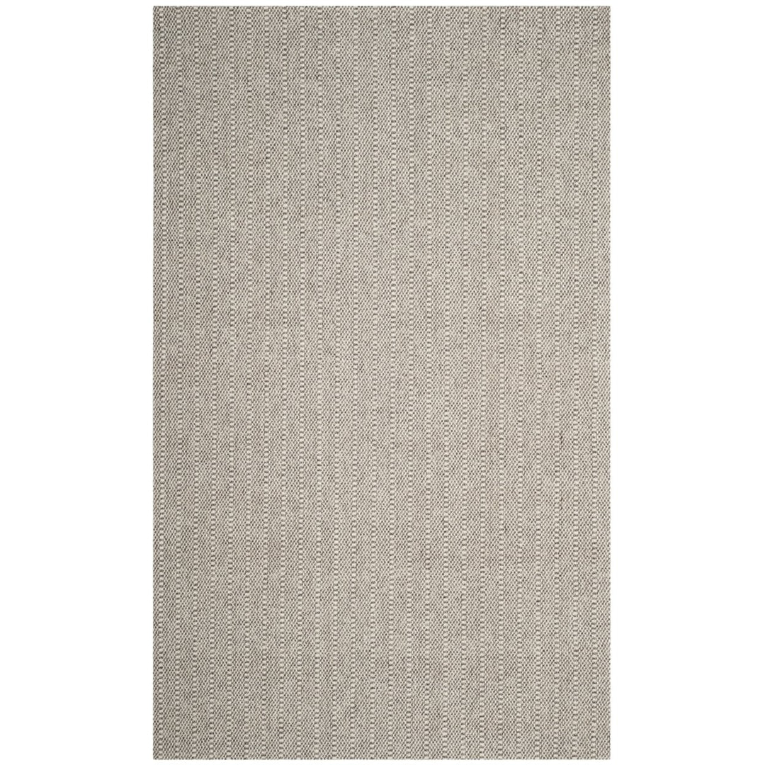 SAFAVIEH Wilton WIL102A Hand-hooked Grey / Ivory Rug Image 1