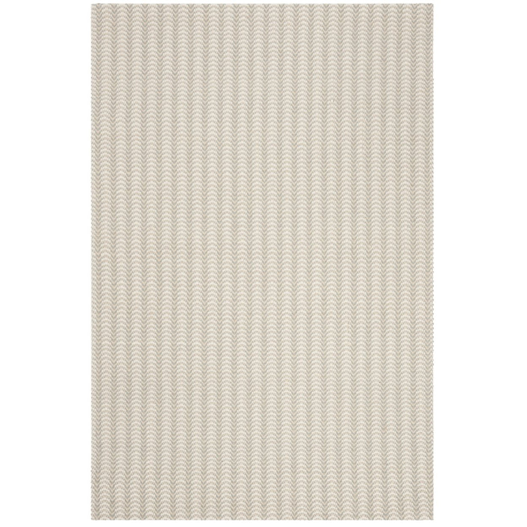 SAFAVIEH Wilton WIL108A Hand-hooked Grey / Ivory Rug Image 1