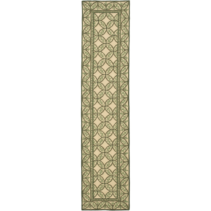 SAFAVIEH Wilton WIL330A Handmade Taupe / Green Rug Image 3