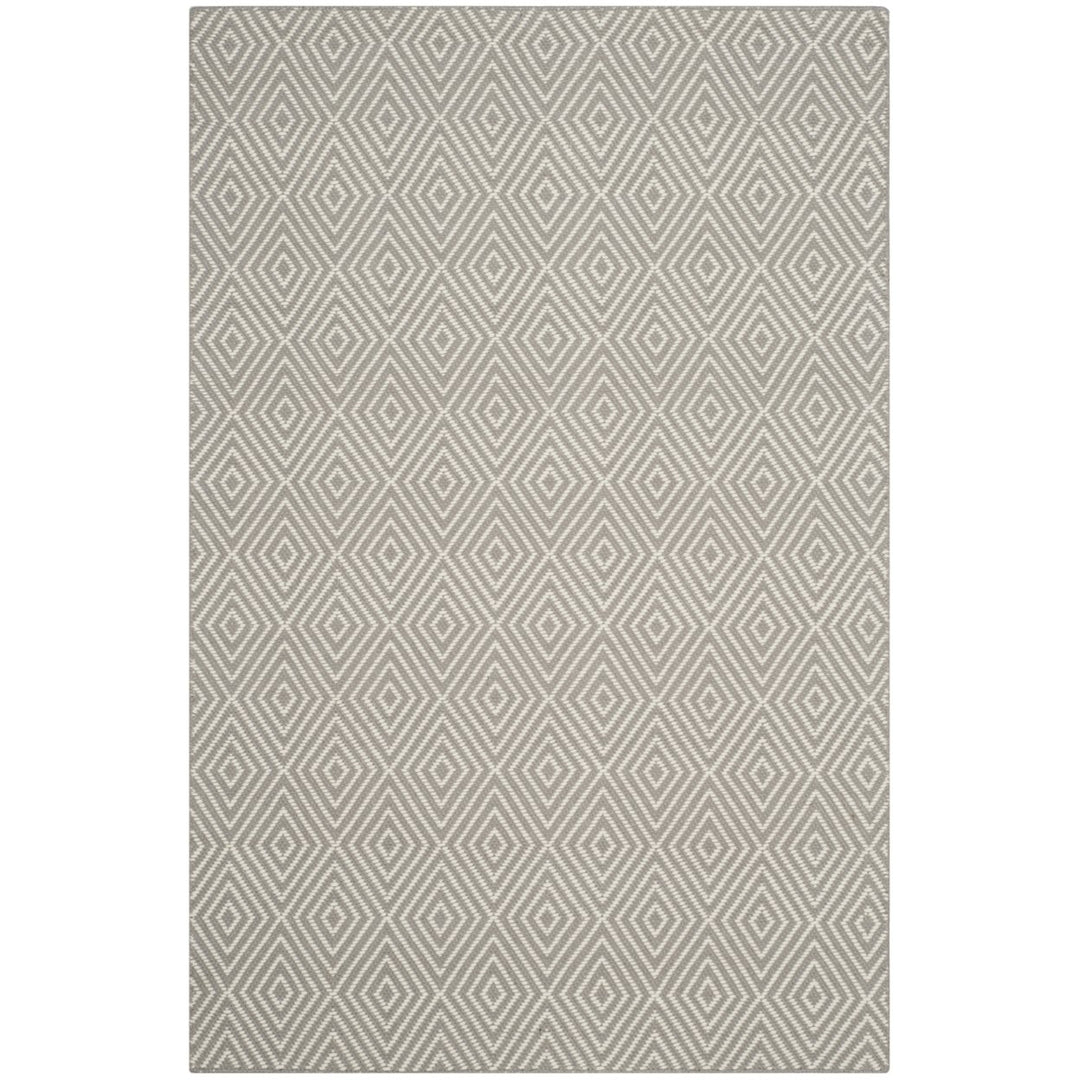 SAFAVIEH Wilton WIL715A Hand-hooked Silver / Ivory Rug Image 2