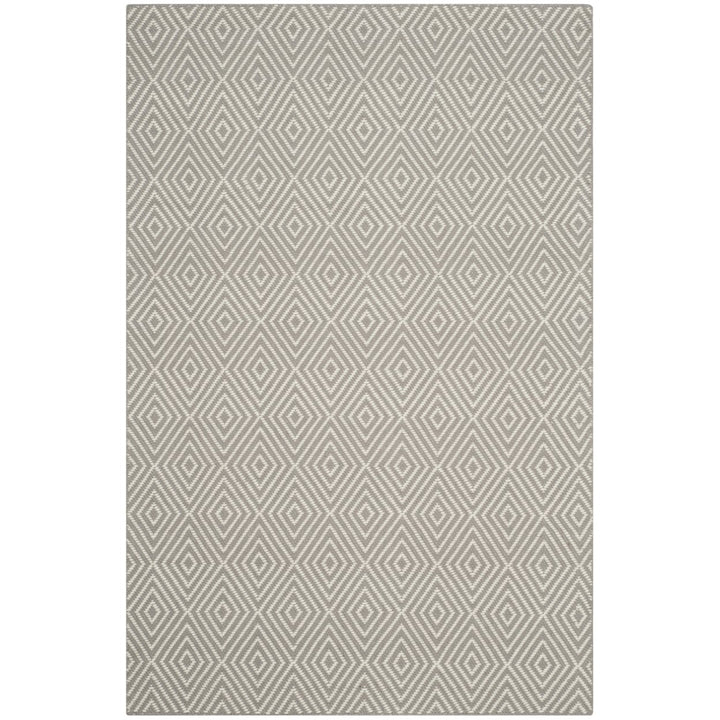 SAFAVIEH Wilton WIL715A Hand-hooked Silver / Ivory Rug Image 2