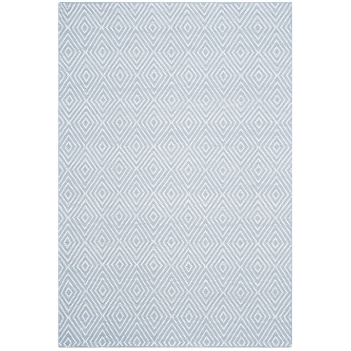 SAFAVIEH Wilton WIL715B Hand-hooked Light Blue /Ivory Rug Image 1