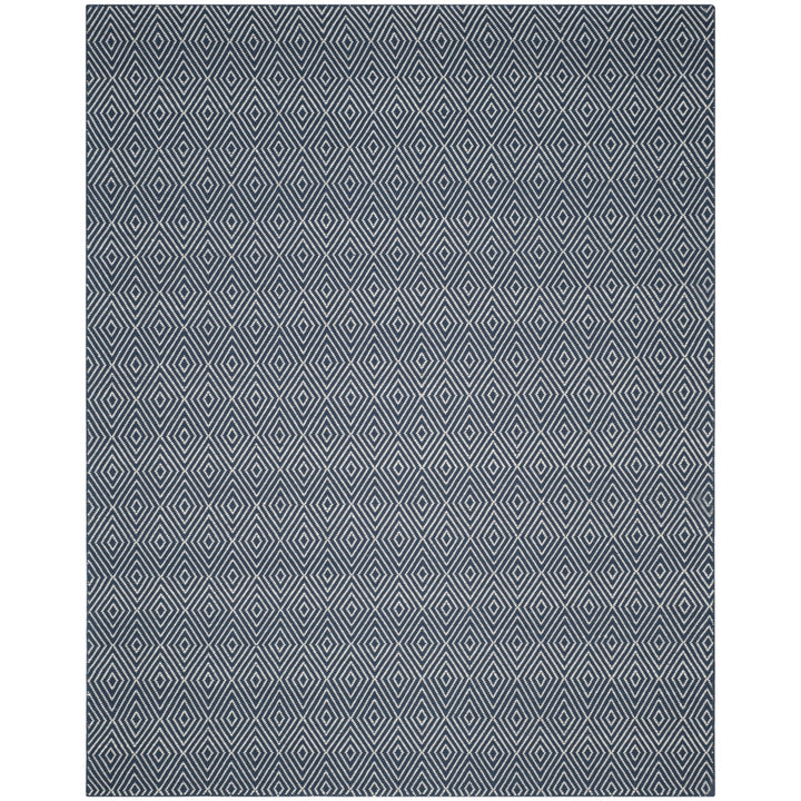 SAFAVIEH Wilton WIL715C Hand-hooked Navy / Ivory Rug Image 1