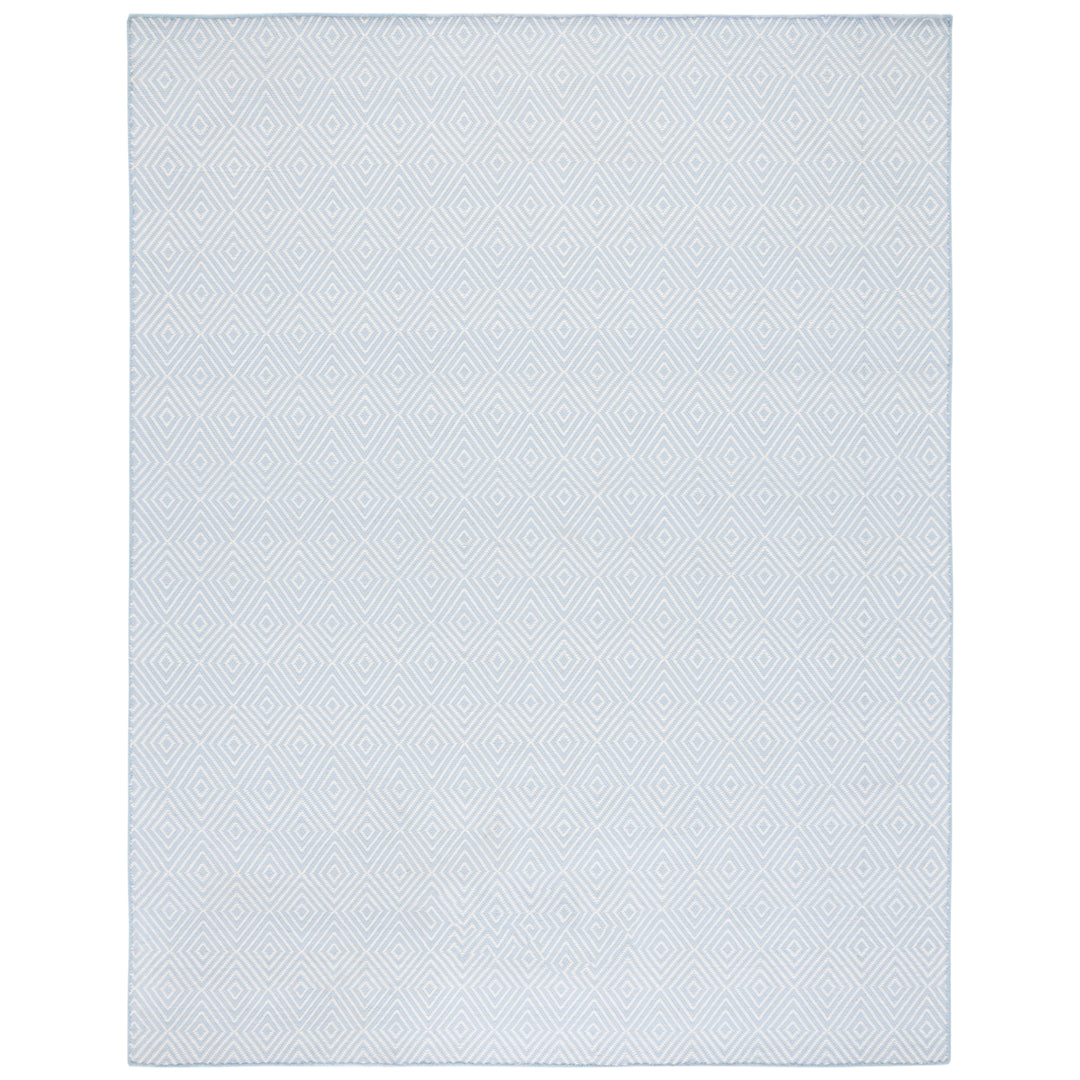 SAFAVIEH Wilton WIL715B Hand-hooked Light Blue /Ivory Rug Image 6