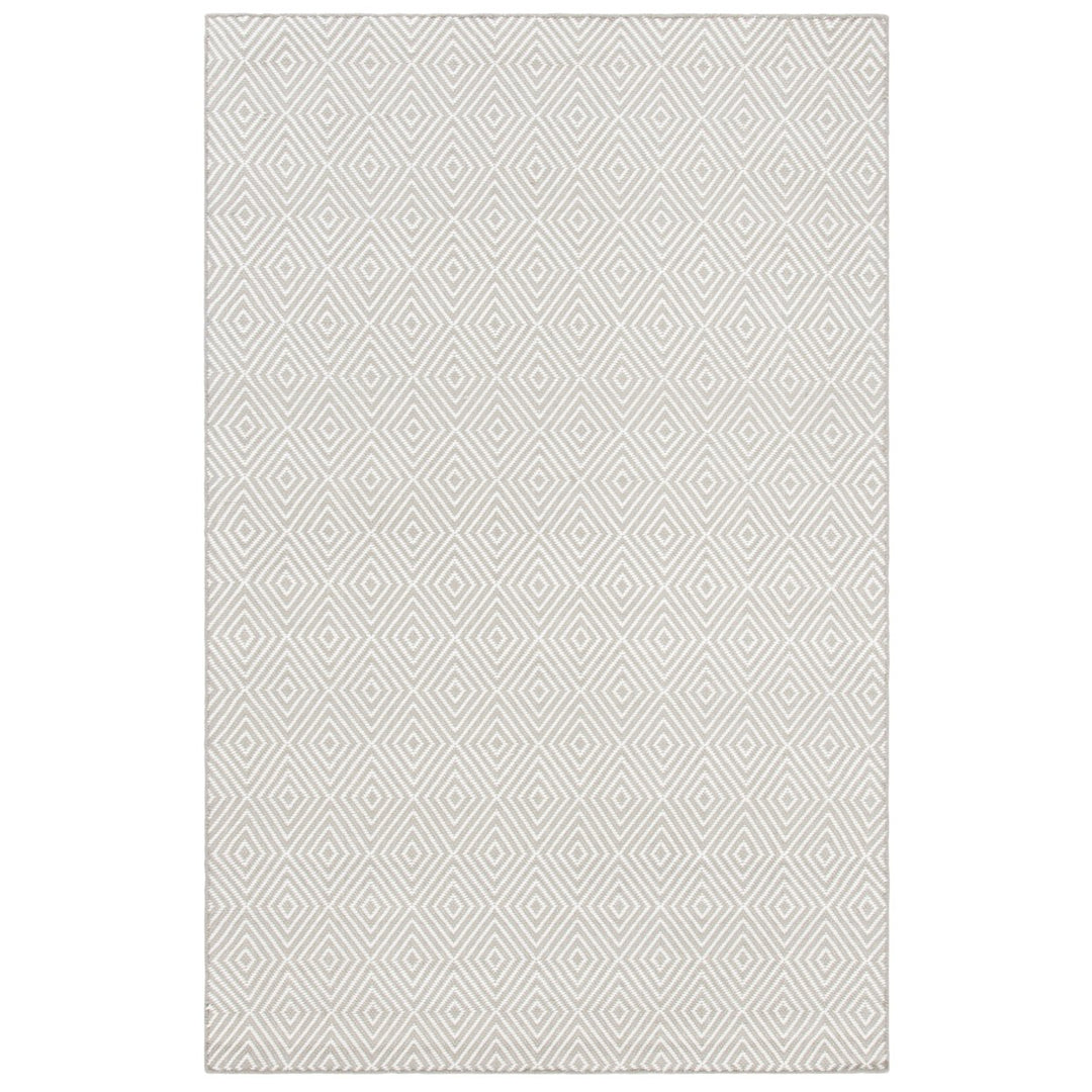 SAFAVIEH Wilton WIL715D Hand-hooked Light Grey /Ivory Rug Image 1