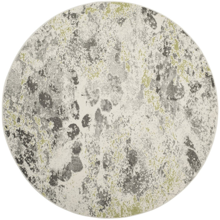 SAFAVIEH Watercolor Collection WTC696A Ivory / Grey Rug Image 4