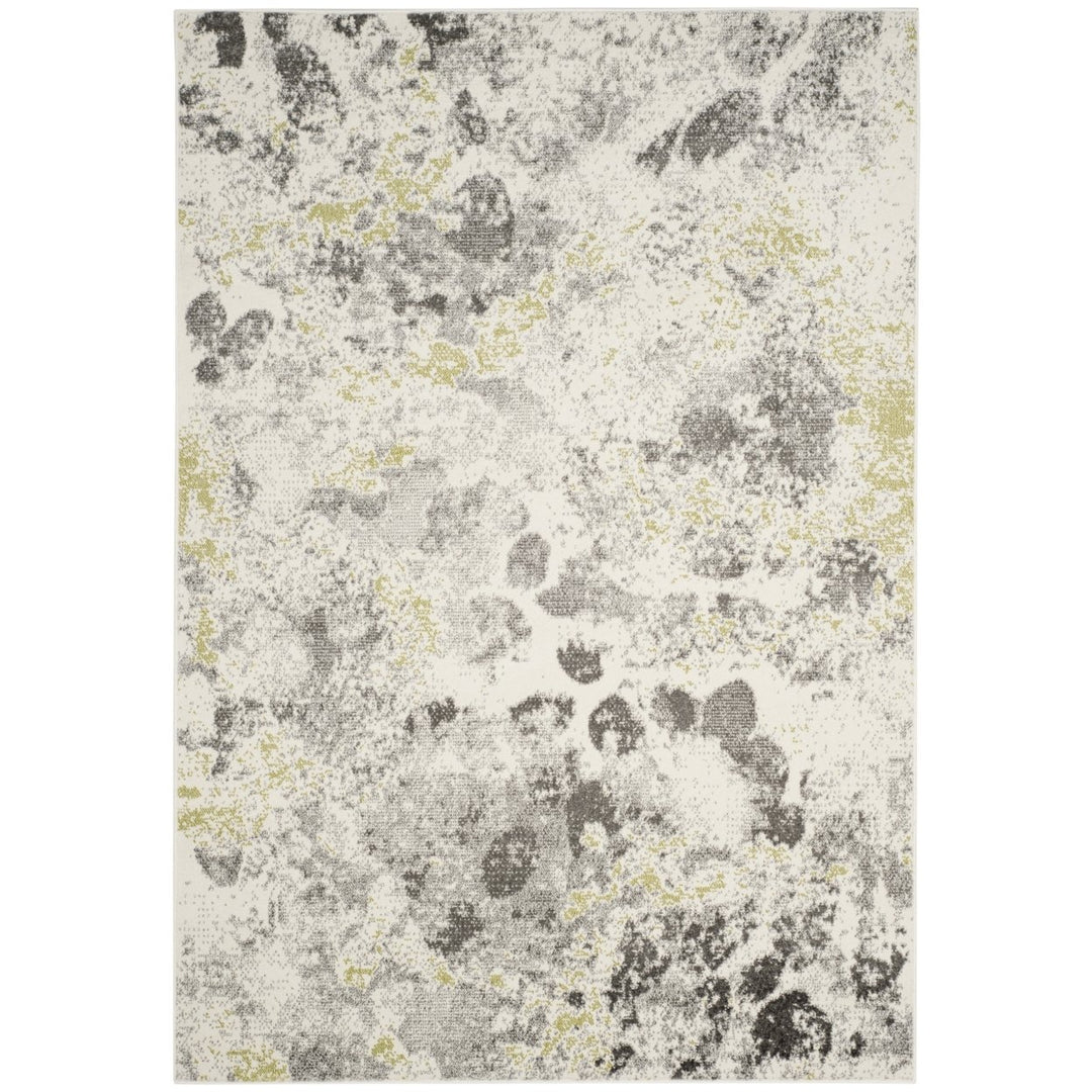 SAFAVIEH Watercolor Collection WTC696A Ivory / Grey Rug Image 9