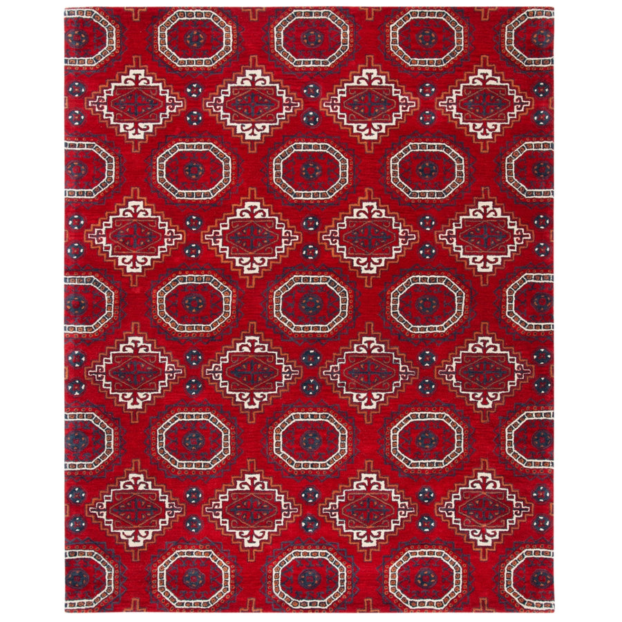 SAFAVIEH Wyndham Collection WYD201A Handmade Red Rug Image 1