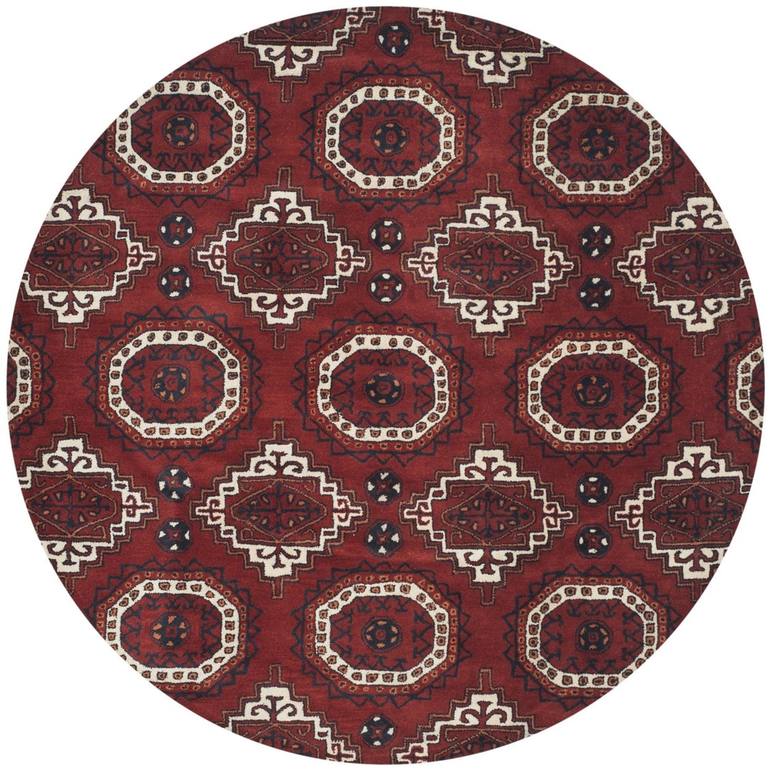 SAFAVIEH Wyndham Collection WYD201A Handmade Red Rug Image 1