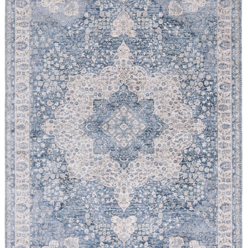 SAFAVIEH WNT198M Winston Blue / Creme Image 1