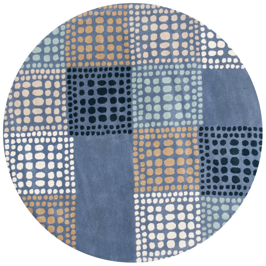 SAFAVIEH Wyndham WYD316A Handmade Grey / Multi Rug Image 1