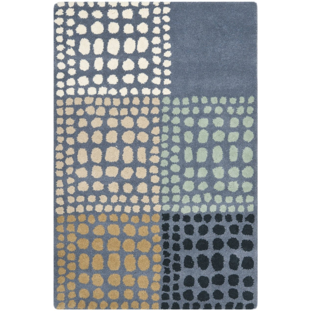 SAFAVIEH Wyndham WYD316A Handmade Grey / Multi Rug Image 1