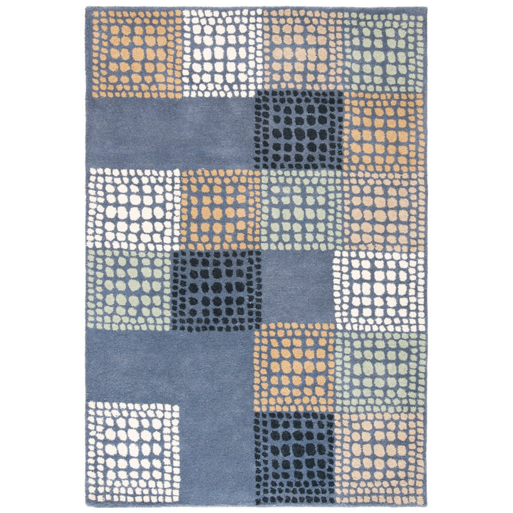 SAFAVIEH Wyndham WYD316A Handmade Grey / Multi Rug Image 1