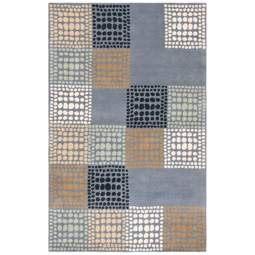 SAFAVIEH Wyndham WYD316A Handmade Grey / Multi Rug Image 1