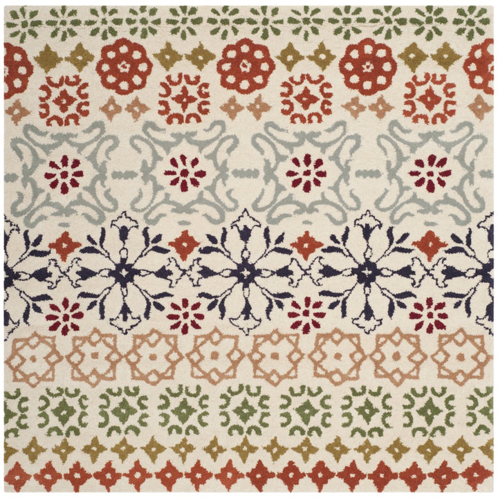 SAFAVIEH Wyndham WYD319A Handmade Ivory / Multi Rug Image 1