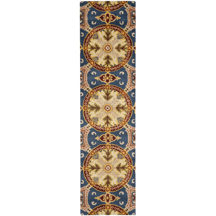 SAFAVIEH Wyndham WYD320A Handmade Blue / Gold Rug Image 1