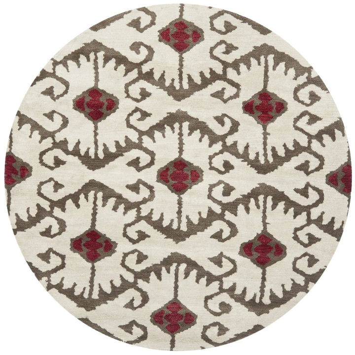 SAFAVIEH Wyndham WYD323B Handmade Ivory / Brown Rug Image 1