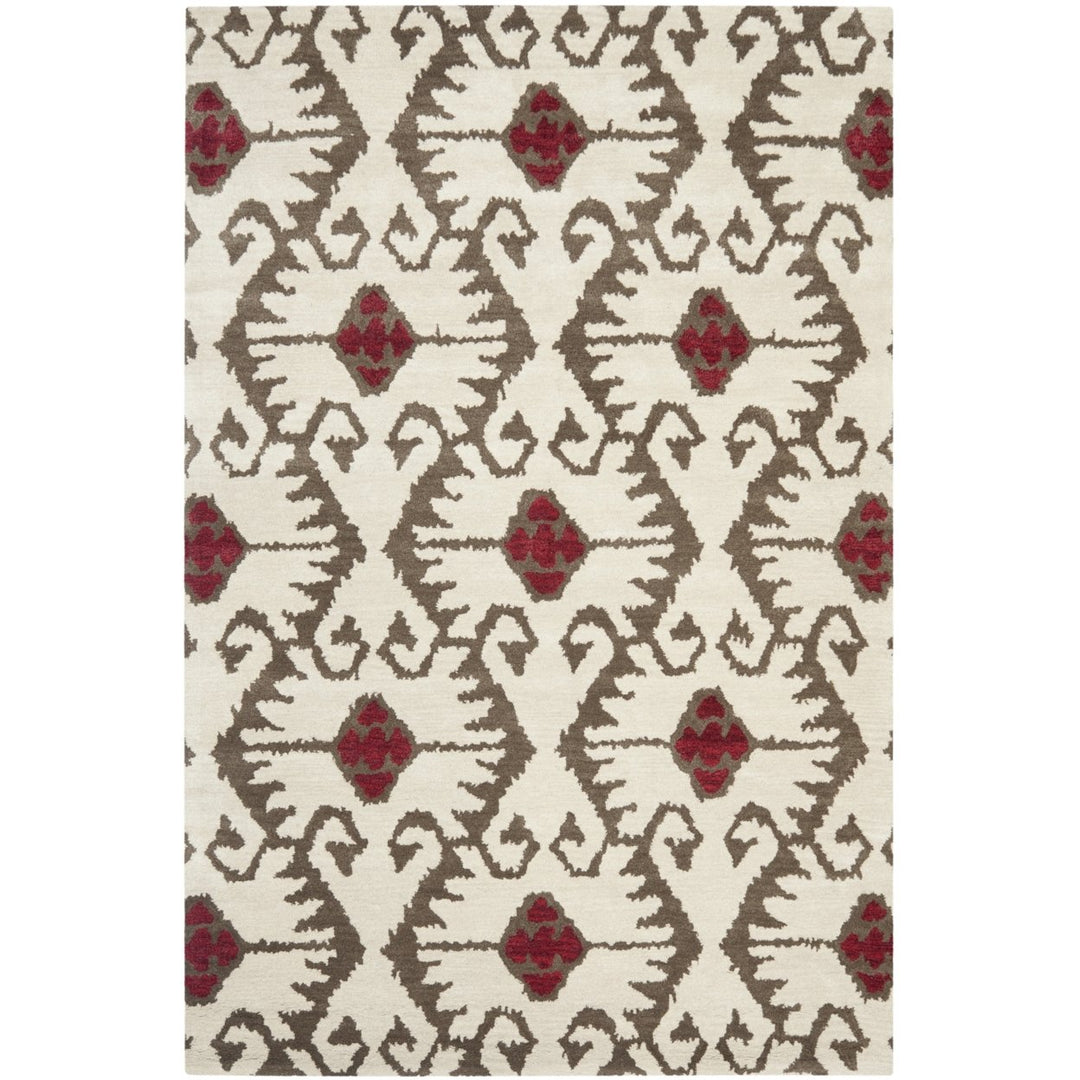 SAFAVIEH Wyndham WYD323B Handmade Ivory / Brown Rug Image 1