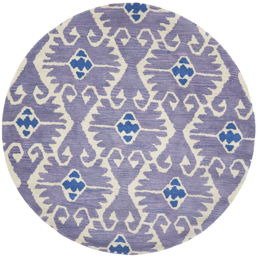 SAFAVIEH Wyndham WYD323A Handmade Lavender / Ivory Rug Image 1