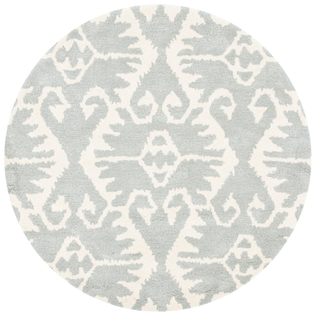 SAFAVIEH Wyndham WYD323G Handmade Grey / Ivory Rug Image 1