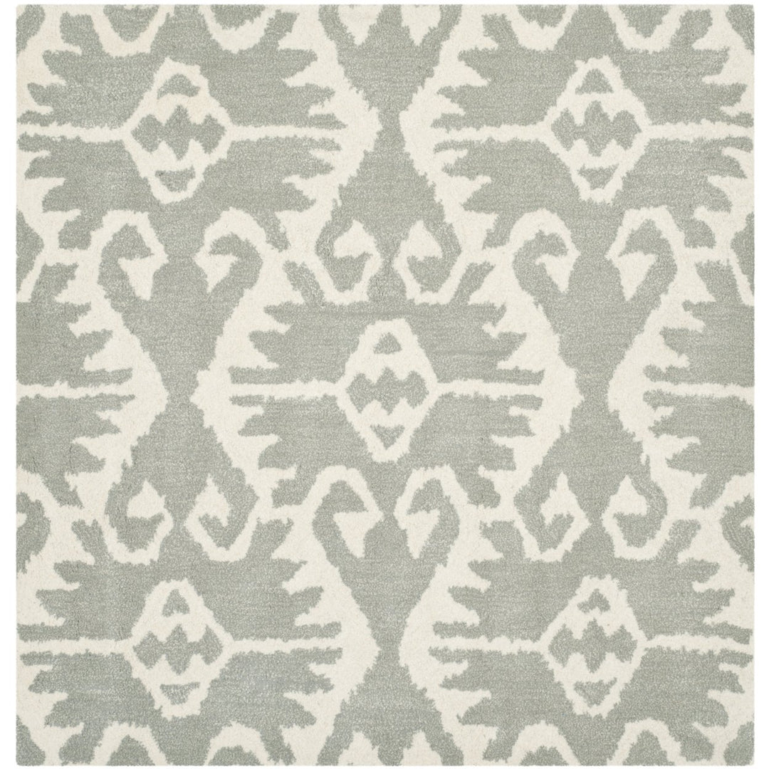 SAFAVIEH Wyndham WYD323G Handmade Grey / Ivory Rug Image 1