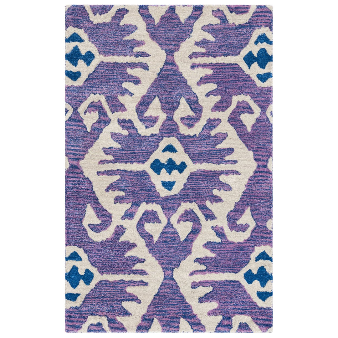 SAFAVIEH Wyndham WYD323A Handmade Lavender / Ivory Rug Image 1