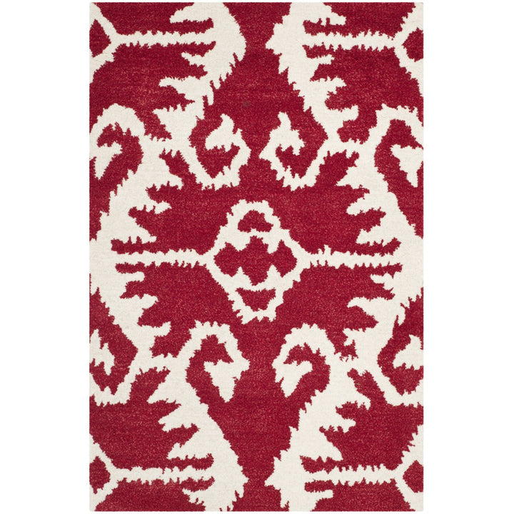 SAFAVIEH Wyndham WYD323R Handmade Red / Ivory Rug Image 1