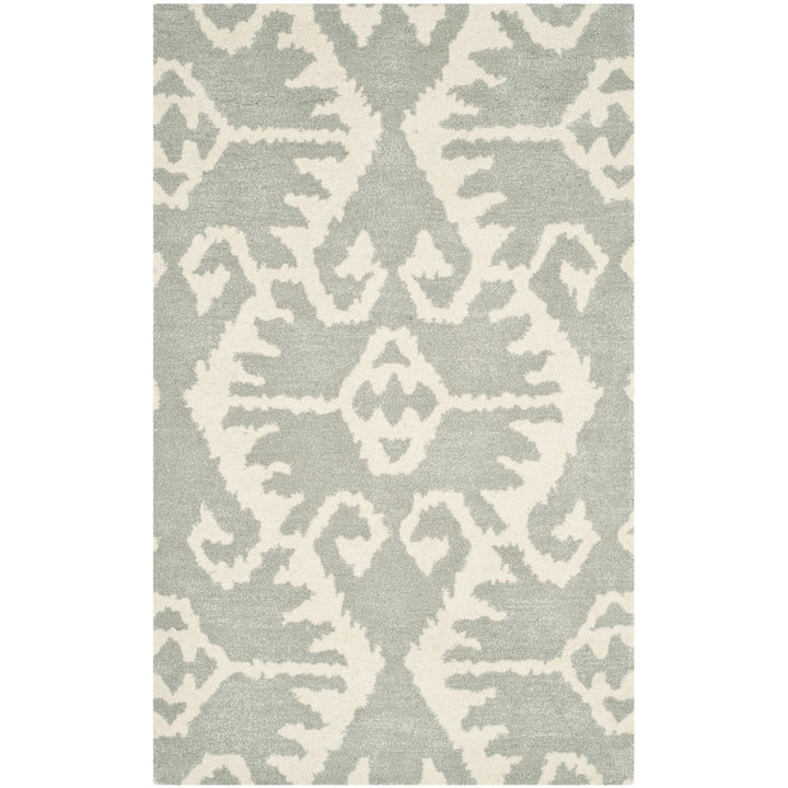 SAFAVIEH Wyndham WYD323G Handmade Grey / Ivory Rug Image 1