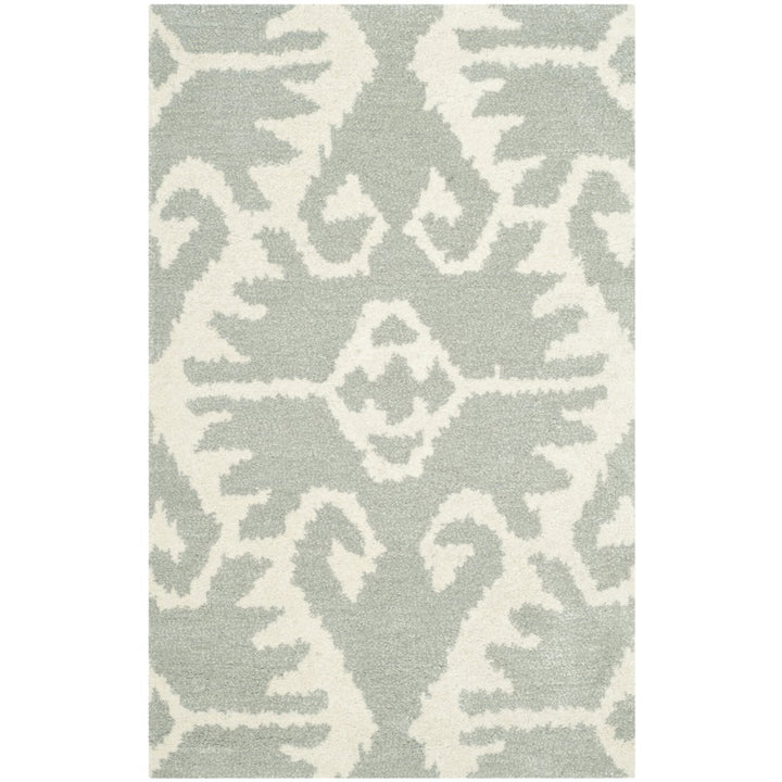 SAFAVIEH Wyndham WYD323G Handmade Grey / Ivory Rug Image 1