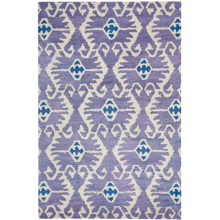 SAFAVIEH Wyndham WYD323A Handmade Lavender / Ivory Rug Image 1