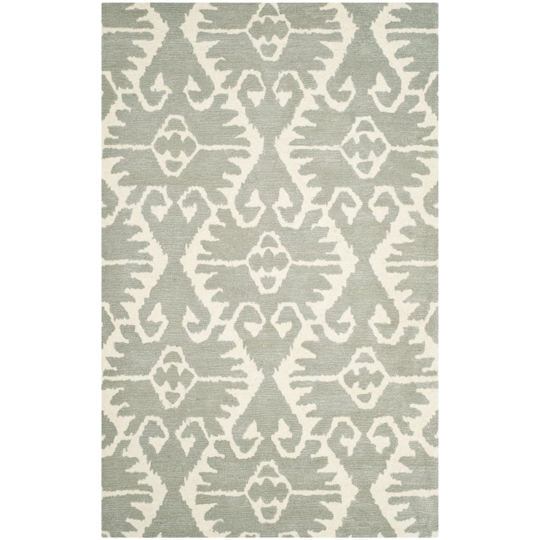 SAFAVIEH Wyndham WYD323G Handmade Grey / Ivory Rug Image 1