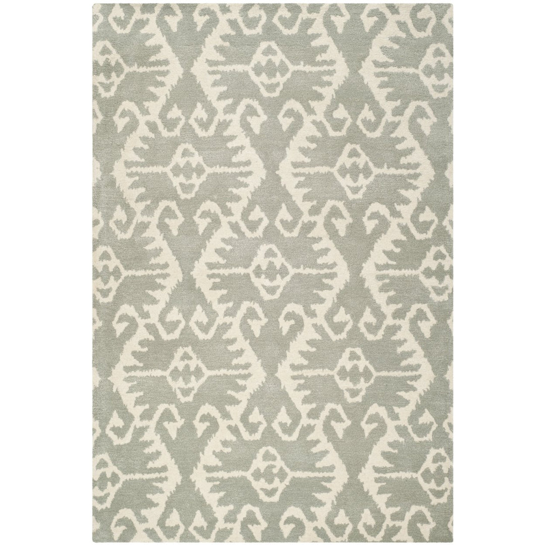 SAFAVIEH Wyndham WYD323G Handmade Grey / Ivory Rug Image 1