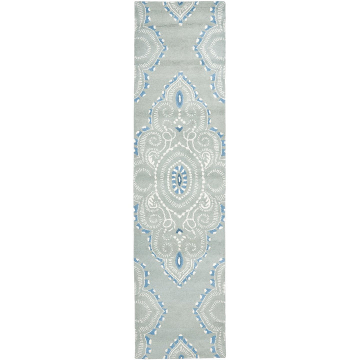 SAFAVIEH Wyndham WYD372A Handmade Blue / Ivory Rug Image 1