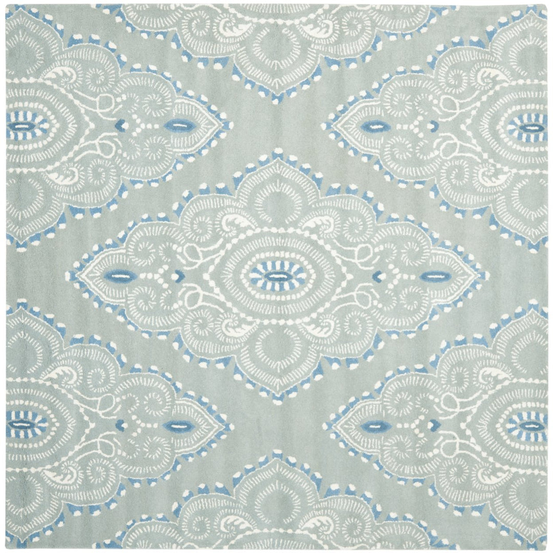 SAFAVIEH Wyndham WYD372A Handmade Blue / Ivory Rug Image 1