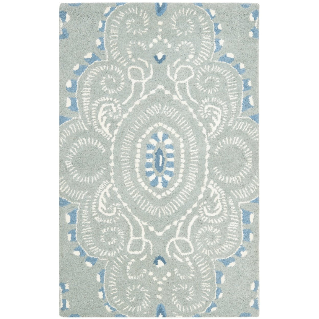 SAFAVIEH Wyndham WYD372A Handmade Blue / Ivory Rug Image 1