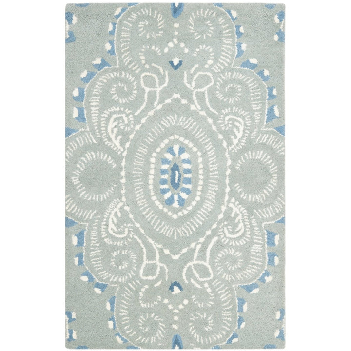 SAFAVIEH Wyndham WYD372A Handmade Blue / Ivory Rug Image 1