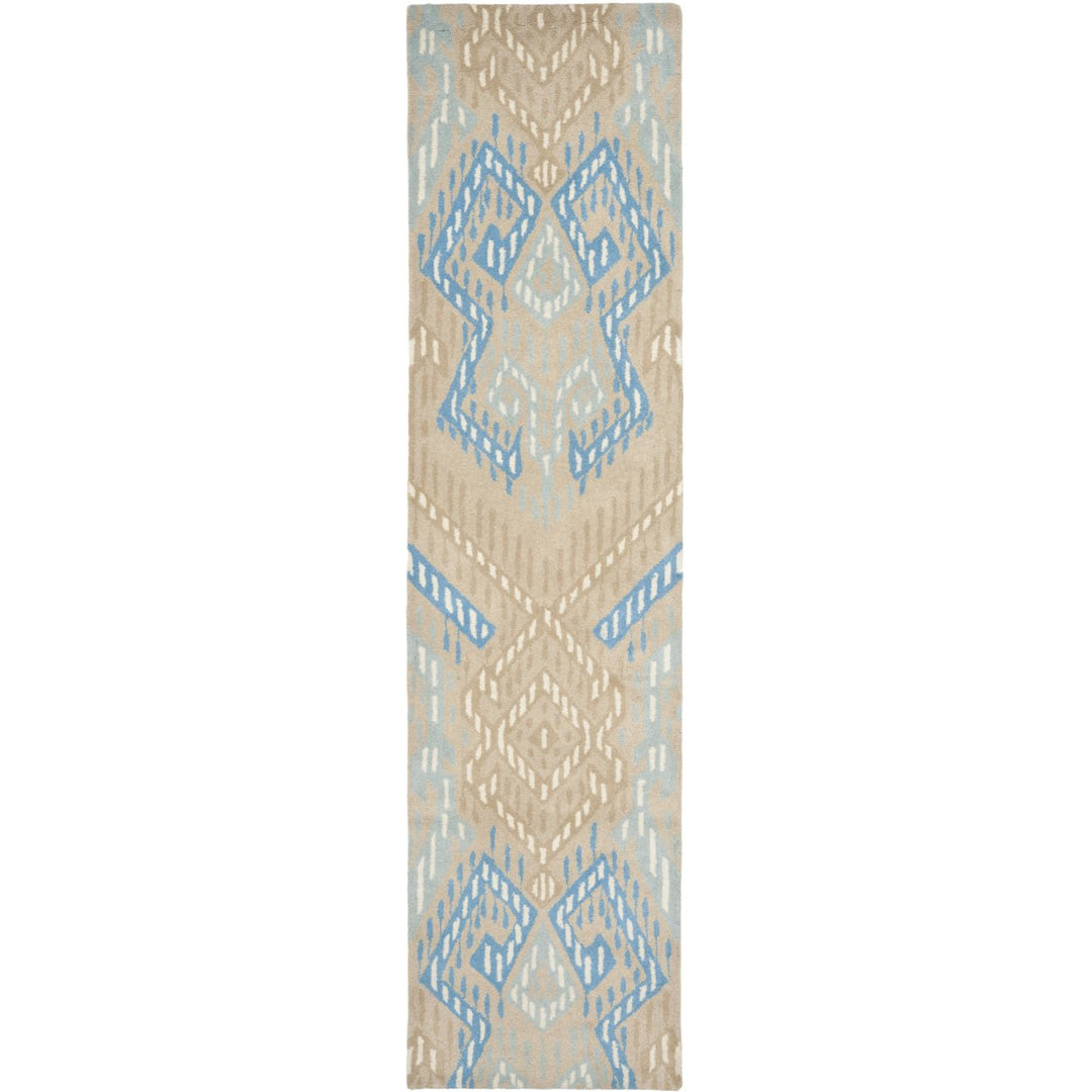 SAFAVIEH Wyndham WYD373B Handmade Beige / Blue Rug Image 1