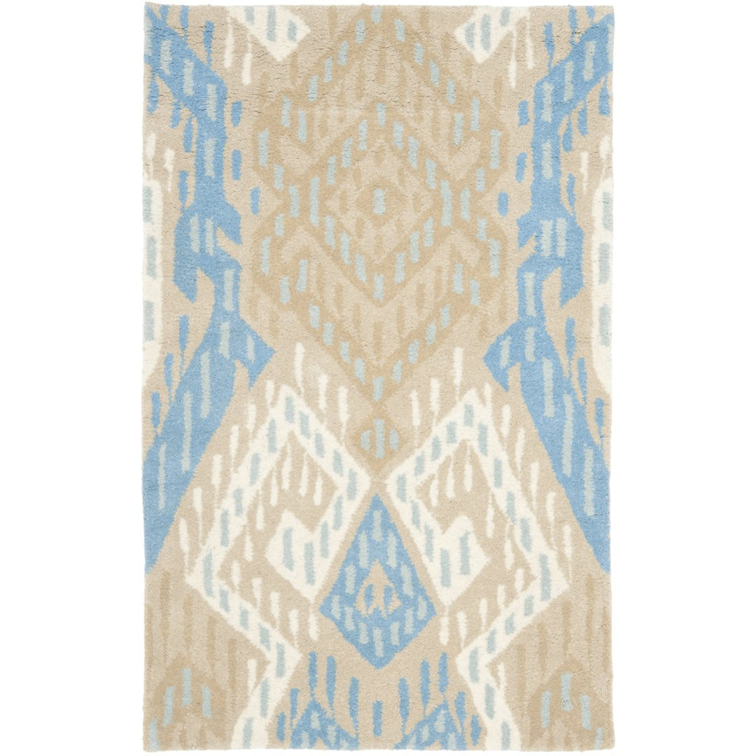 SAFAVIEH Wyndham WYD373C Handmade Blue / Ivory Rug Image 1