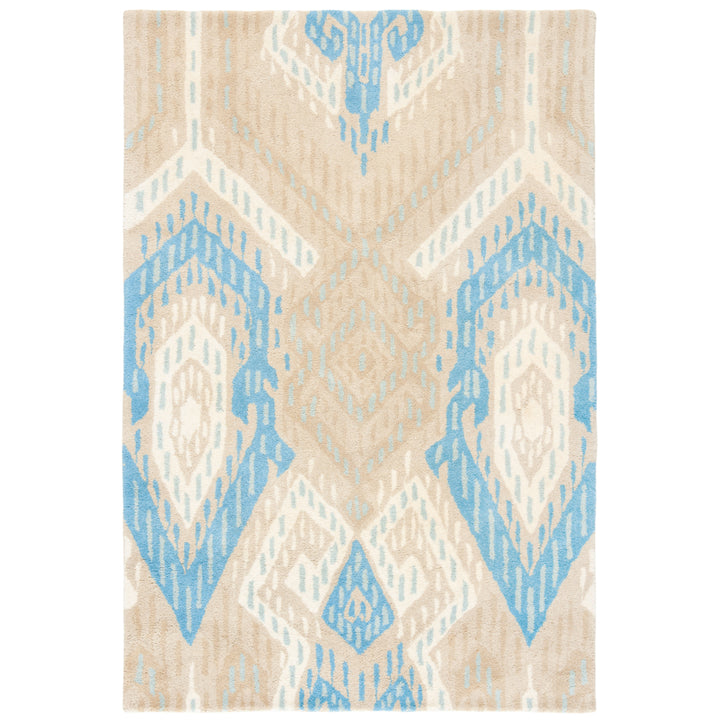 SAFAVIEH Wyndham WYD373C Handmade Blue / Ivory Rug Image 9