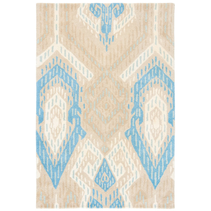 SAFAVIEH Wyndham WYD373C Handmade Blue / Ivory Rug Image 1