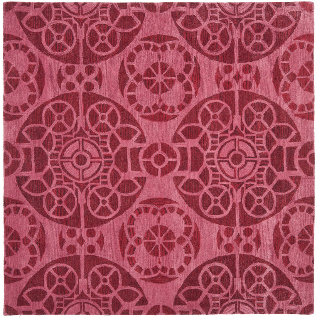 SAFAVIEH Wyndham Collection WYD376C Handmade Red Rug Image 6