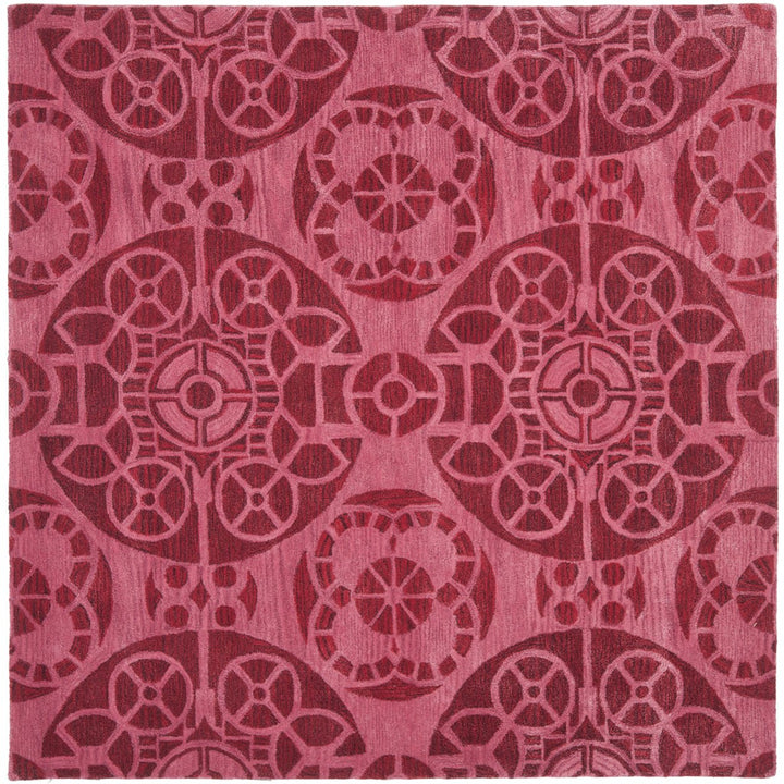 SAFAVIEH Wyndham Collection WYD376C Handmade Red Rug Image 6